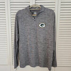 NFL Green-Bay Men's Quarter Zip Pullover - Size XL